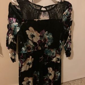soft floral dress